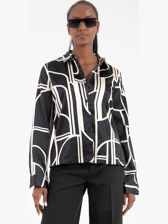 Women's Long Sleeve Shirt Black