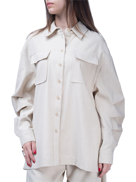 Moutaki Women's Long Sleeve Shirt Sand