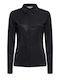 Langärmelig Damen Hemd Black