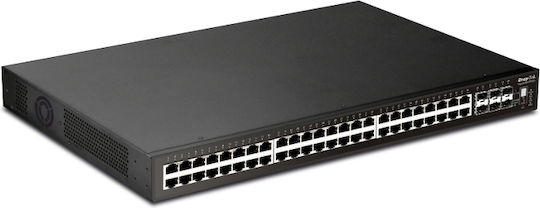 Draytek VigorSwitch P2542xh L2 Switch με 48 Θύρες Gigabit (1Gbps) Ethernet και 6 SFP Θύρες