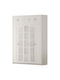 Πεντάφυλλη Ντουλάπα με Πατάρι White 175x52x210cm