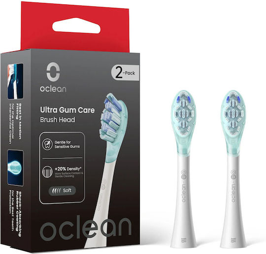 OClean Ultra Rezerve Capete Periuță Dinți Electrică 2 Bucăți