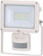 Brennenstuhl Waterproof LED Flood Light 20W Cold White 6500K With Motion Sensor IP65
