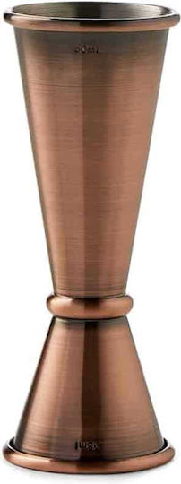 Bar Spirit Measures Stainless Steel 18/10 Japanese Style Antique Copper 25/50 Graduated