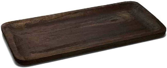 Wooden Rectangular Commercial Serving Board Dark 47x31cm 4731dr