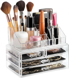 Aj Makeup & Cosmetics Organizer 4 Drawers Cosmetics & Makeup Accessories Storage Transparent Aj Makeup & Cosmetics Organizer 4 Drawers Cosmetics & Makeup Accessories Storage Transparent