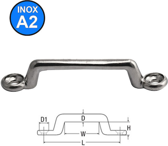 M8366-a Кука За Колан Inox A2 52mm