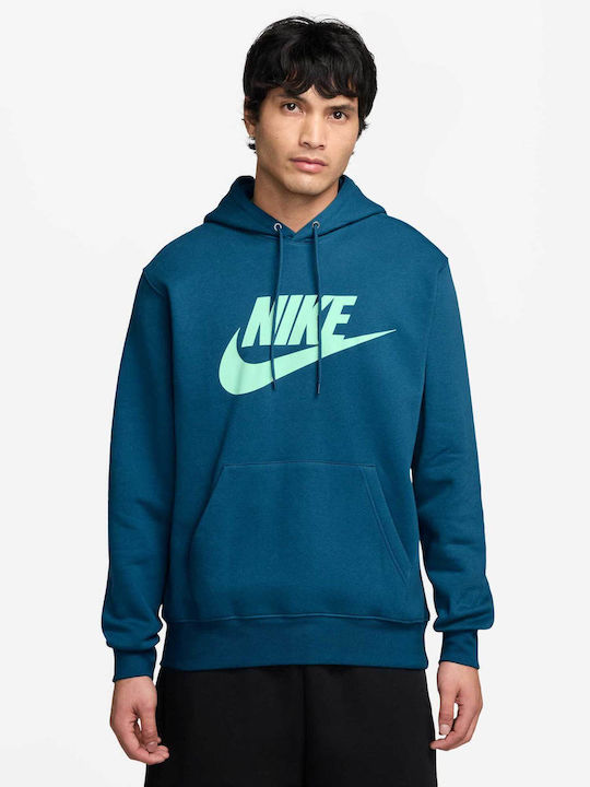 blue and green nike sweatshirt