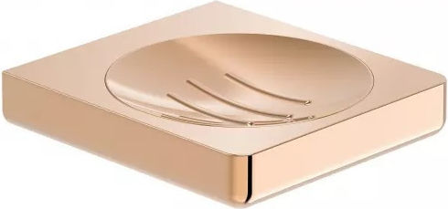 Roca Wall-mounted Soap Dish Metallic Rose Gold