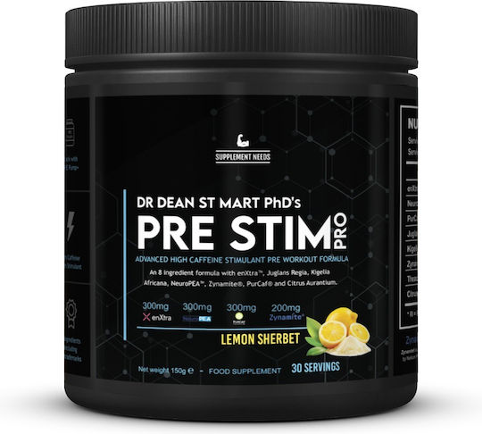 Pre Stim Pro 30 Μερίδες Lemon Sherbet