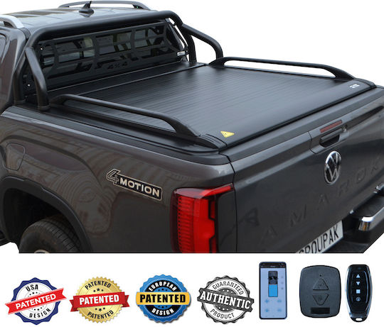 Smart Heavy-Duty Electric Aluminum Roller Iron-Type Roll-Bar Glass Arch Handrails Smart 2-7000 E-roll+rb 405bl+koup 115bl VW Amarok Life Style 2023+