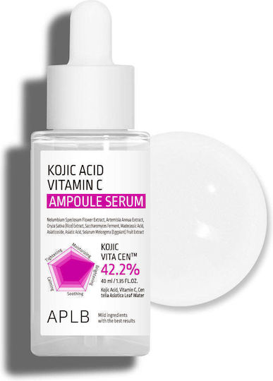 Kojic Acid Vitamin C Ampoule Face Serum with Vitamin C for Brightening & Revitalization 40ml