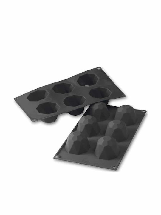 Martellato Silicone 6 Cups Baking Pan 30x17.5cm