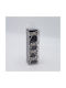 Hängender Bogen Ornament Metallisch Ecru mit Glitzer 4.5x5cm Set 4Stück