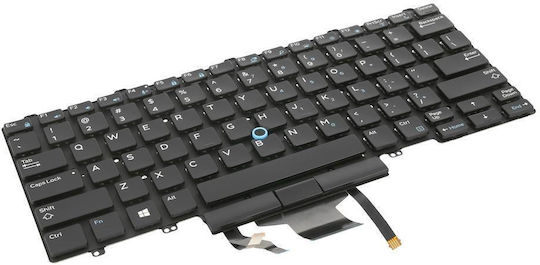 Laptop Keyboard Dell Latitude 5490 7490 Illuminated Trackpoint