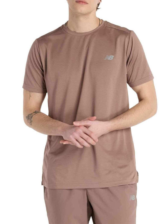 New Balance Tricou sport Maro