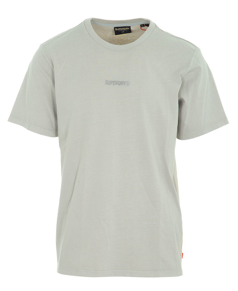 T-shirt Superdry Gris Homme - Taille M - Coton - Occasion Très Bon état