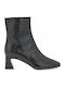 Women's Ankle Boots with Medium Heel Black