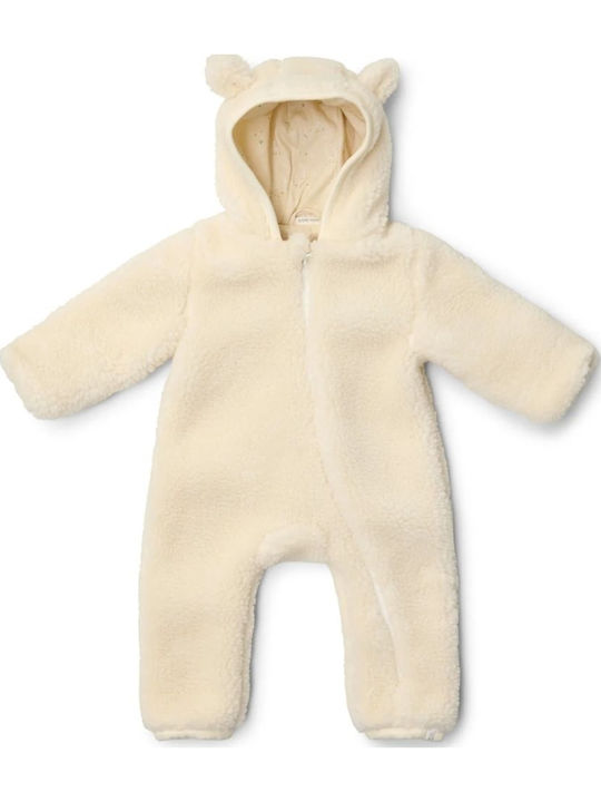 Little Dutch Teddy Φορμάκι Εξόδου Off White