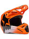 Fox V1 Shield Fluo Orange Κράνος Μηχανής Motocross ECE 22.06 / DOT