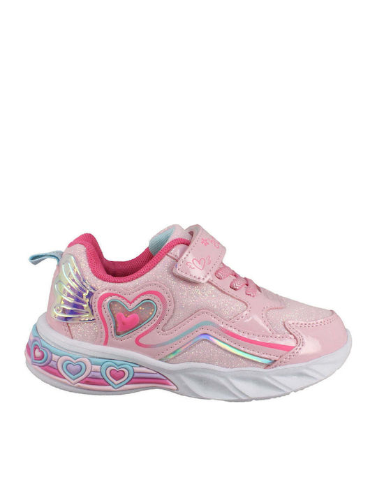 Kids Sneakers Anatomic with Lights Pink