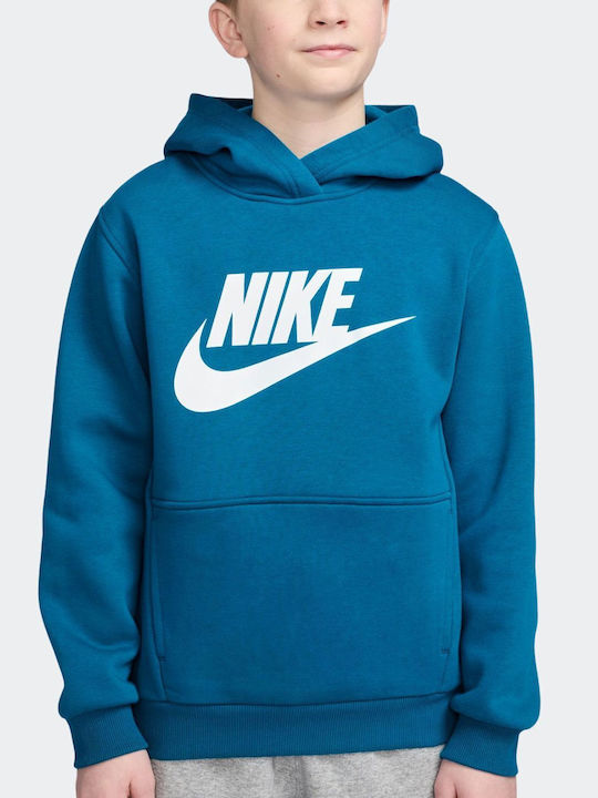 Nike Fleece Παιδικό Φούτερ με Κουκούλα και Τσέπ...