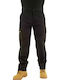 MIG Pantaloni de Lucru Negru din Bumbac