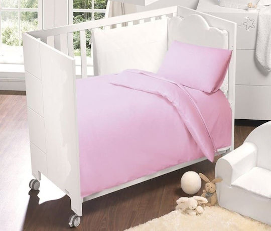 MayHome Πάπλωμα Κούνιας Ροζ 120x160cm