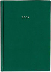 Nächstes Tagebuch 2026 Classic Täglich Gebunden Grünes 17x25cm Druckmöglichkeit