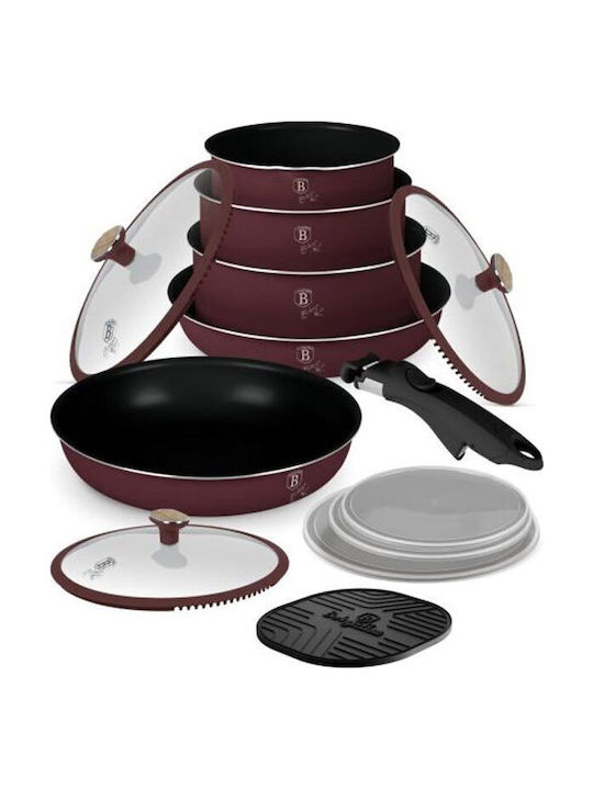 Berlinger Haus Leonardo Nordic Collection Cookware Set of Aluminum with Non-stick Coating 13pcs