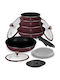Berlinger Haus Leonardo Nordic Collection Cookware Set of Aluminum with Non-stick Coating 13pcs