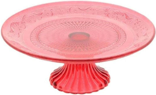 Atmosphera Julia Weihnachtliche Glasplatte Rote 25,5x9,5cm