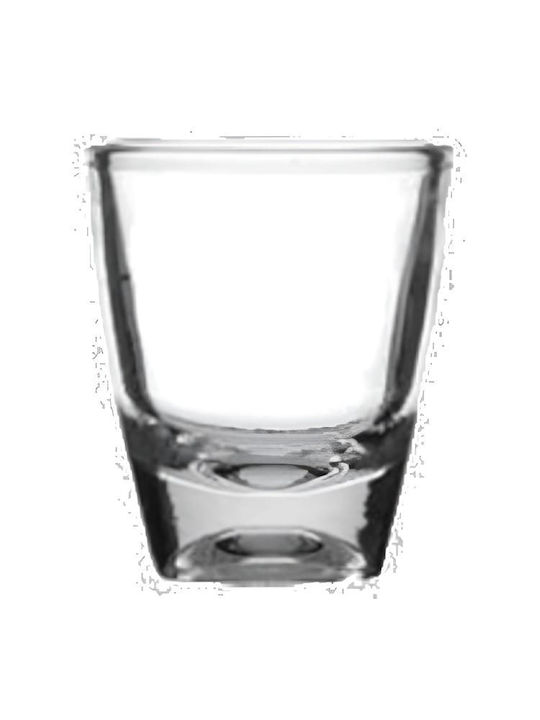 Happy House Ποτήρι Σφηνοπότηρο / Λικέρ/Ούζο από Γυαλί 30ml