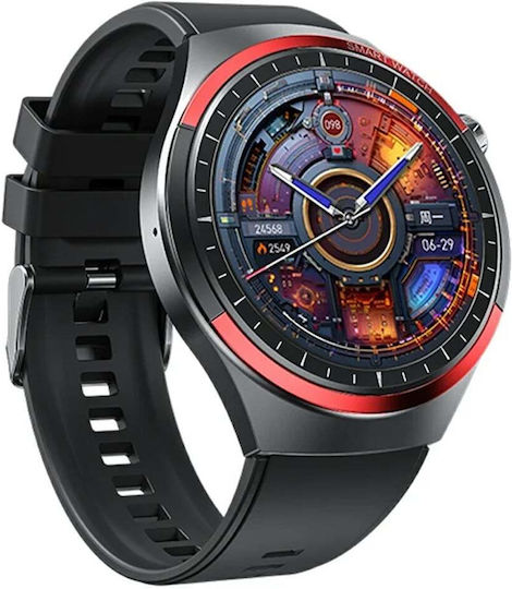 WK WH-05 Smartwatch με Παλμογράφο (Μαύρο)