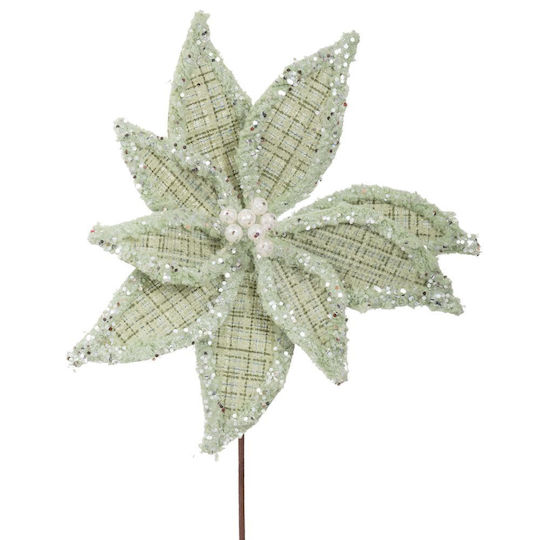 Iliadis Weihnachtskranz Dekoratives Alexandrinischer Länge 60cm 6Stücke Silber