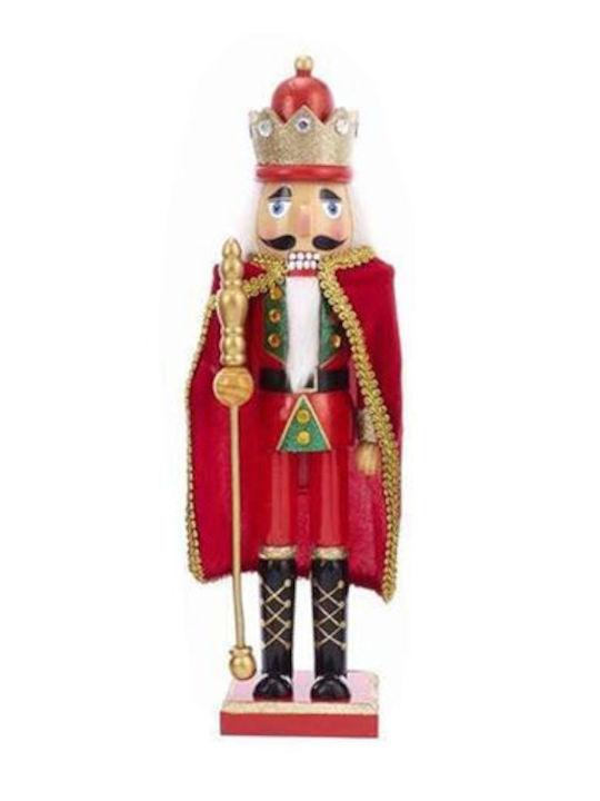 Kurt S.Adler Wooden Christmas Nutcracker Red