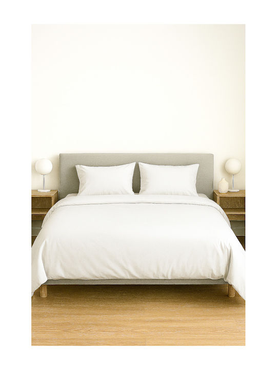Τ180 Σεντόνι King Size 275x290εκ. Λευκό