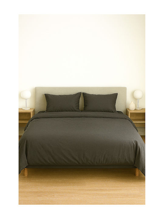 Τ180 Σεντόνι King Size 275x290εκ. Ανθρακί