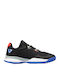 Niedrige Basketballschuhe Schwarz