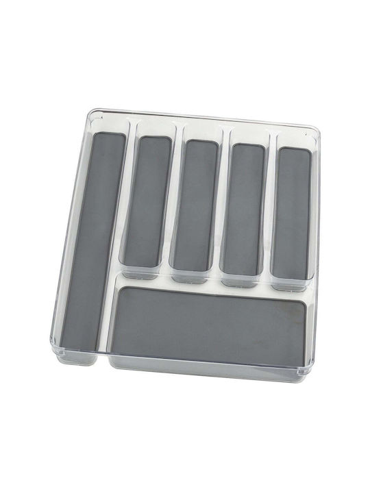 Wenko Drawer Cutlery Tray Plastic 40x32x4.5cm Grey