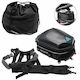 Motowolf MDL0705 Waterproof Motorcycle Tail Bag in Black Color