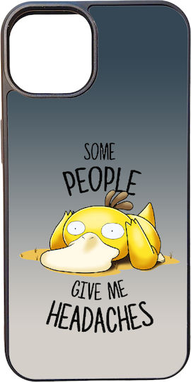 Hochwertige Handyhülle Iphone 13 Pro Rückseitencover Schwarz Silikon Pokemon Nr5 Psyduck