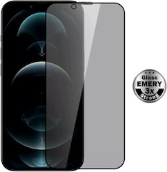 Powertech Tempered Glass Emery Privacy 5D TGC-0775 iPhone 14 Full Glue