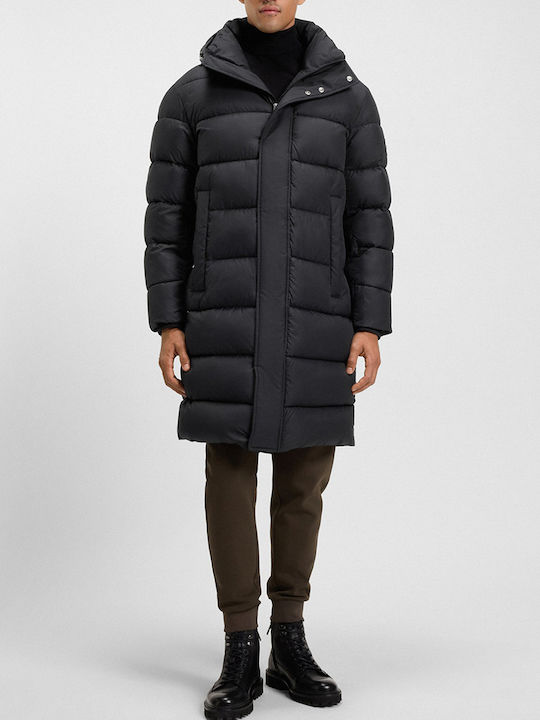 Boss Μπουφάν Puffer Αδιάβροχο Black
