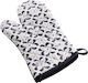 Oven Mitt Silicone White 1pcs