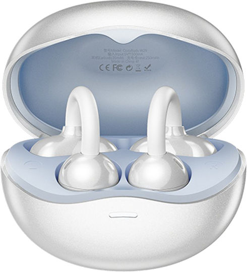 Remax Cozybuds W29 Bluetooth Handsfree Ακουστικά με Θήκη Φόρτισης Λευκά