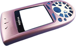 Nokia 3650 Front Mobile Phone Replacement Cover Pink