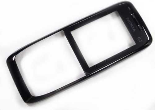 Nokia E51 Front Cover And Lens Metallic Black Mobile Phone Replacement Cover Eol