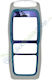 Nokia 3220 Front Cover White Blue