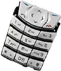 Nokia 6610 Keypad Silver